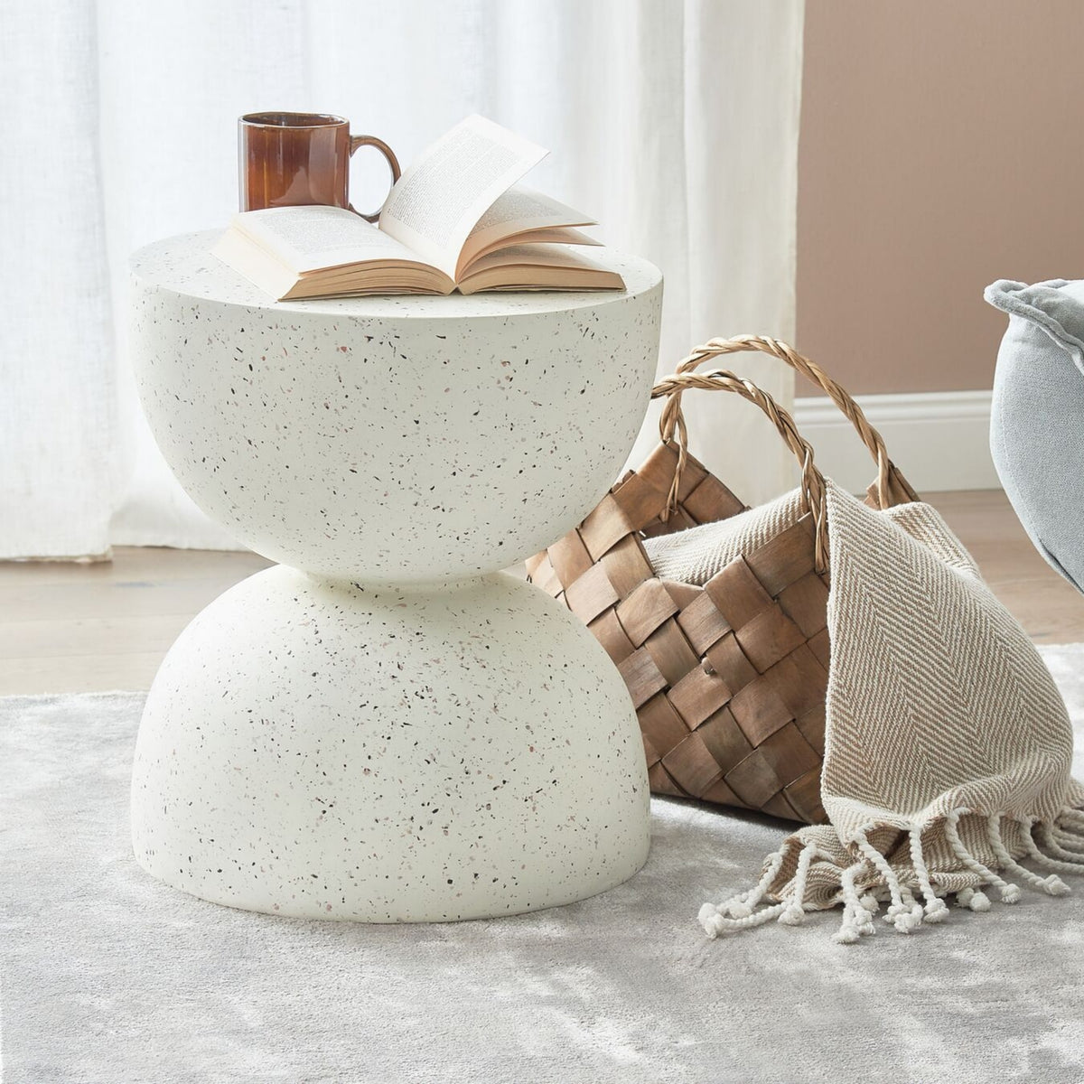 Desser Pedro Terrazzo Look Egg Timer Side Table alternate view