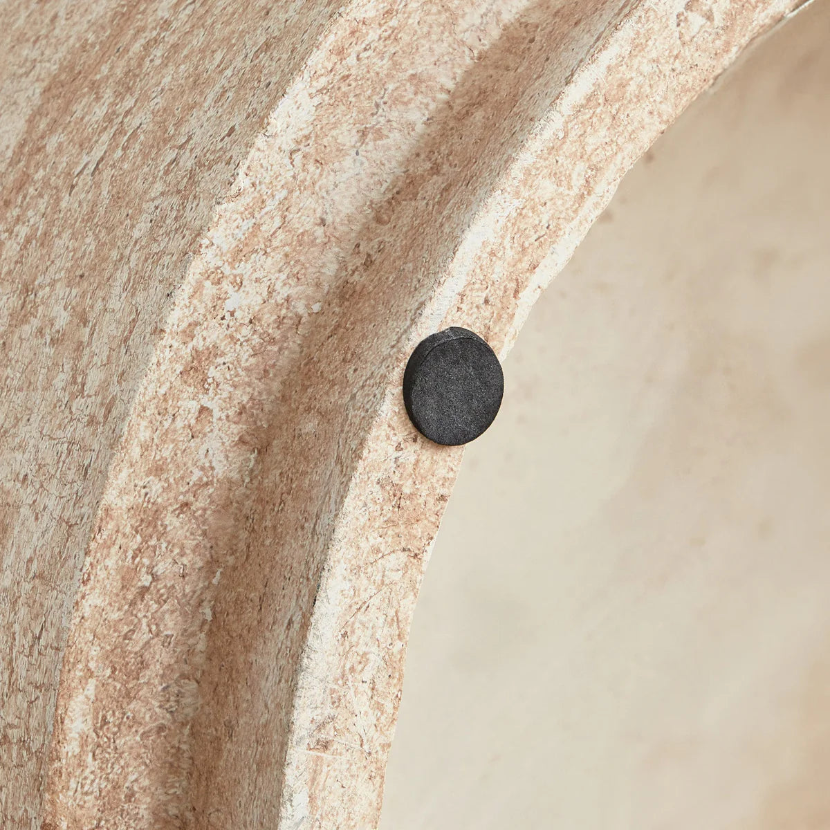 Pisa Round Travertine look Coffee Table - Indoor & Outdoor Table