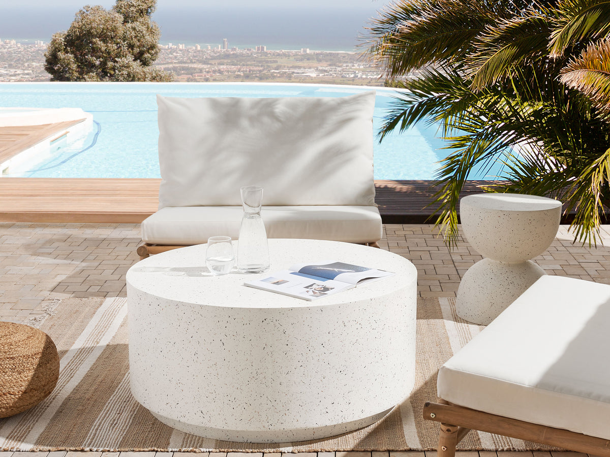 Desser Pedro Round Terrazzo Look Coffee Table alternate view