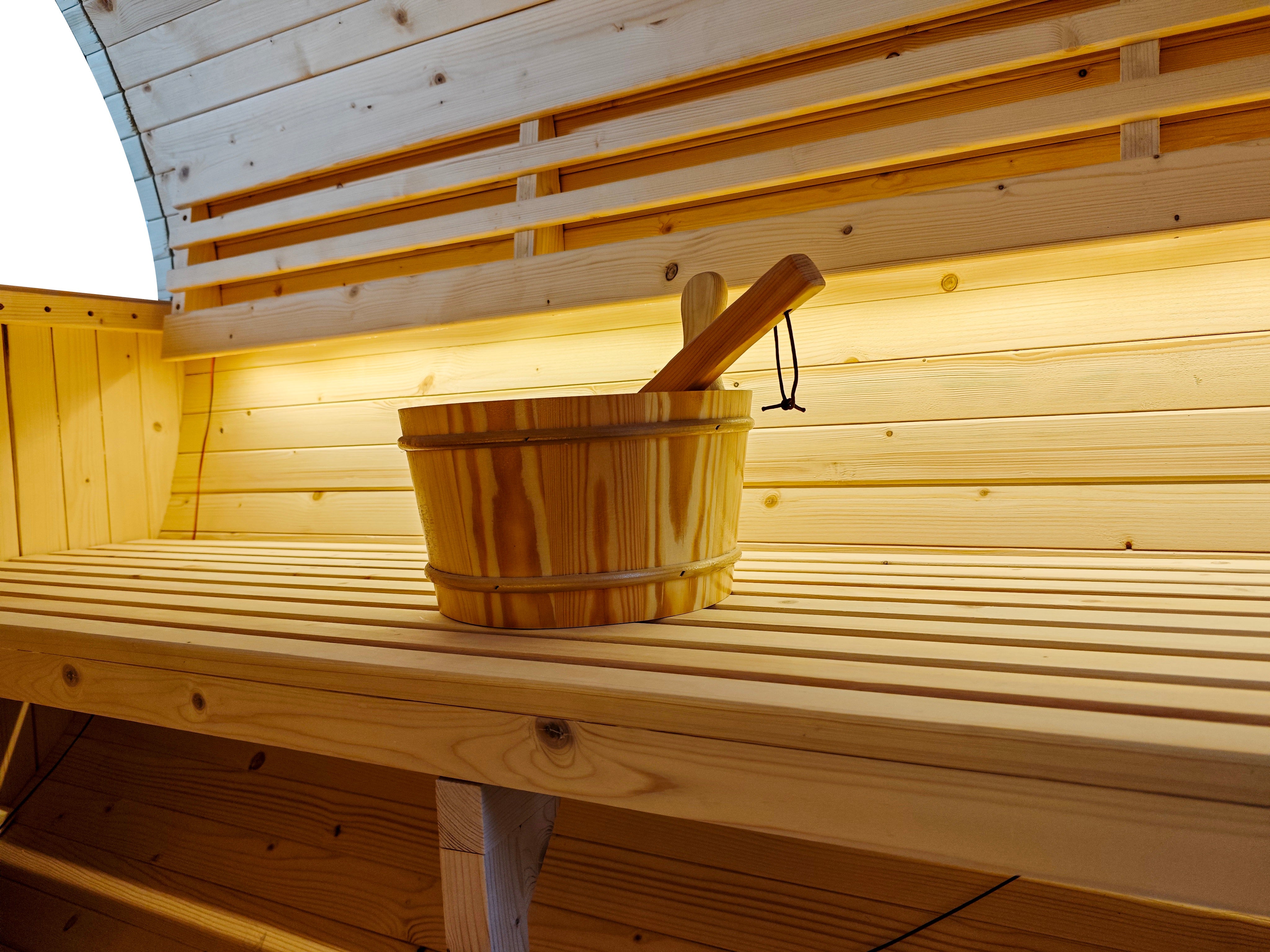 The Pennine Barrel by SaunaPlunge - Traditional Outdoor Luxury (6 person)