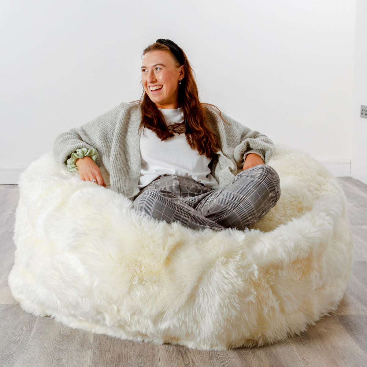 Luxury New Zealand Sheepskin Beanbag – XXL (Unfilled)