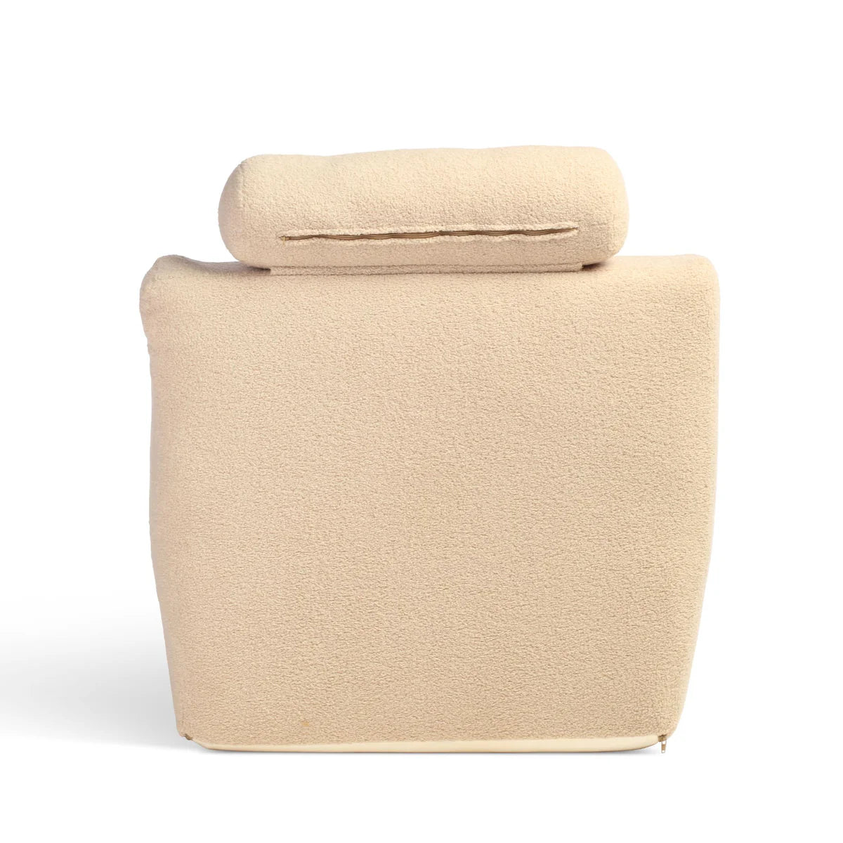 Cream Boucle Chair - UK Crafted