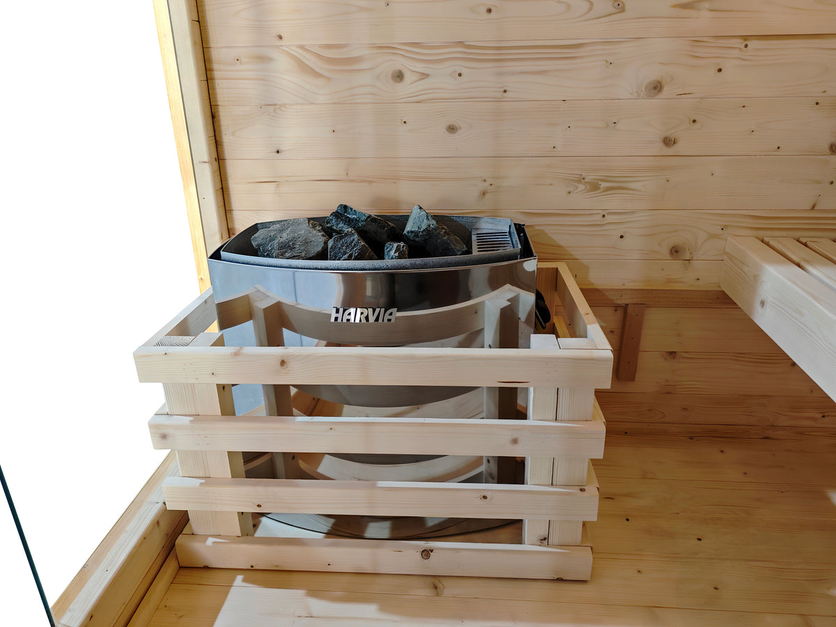 The Bronte Traditional Outdoor 2 Person Cabin Sauna By SaunaPlunge