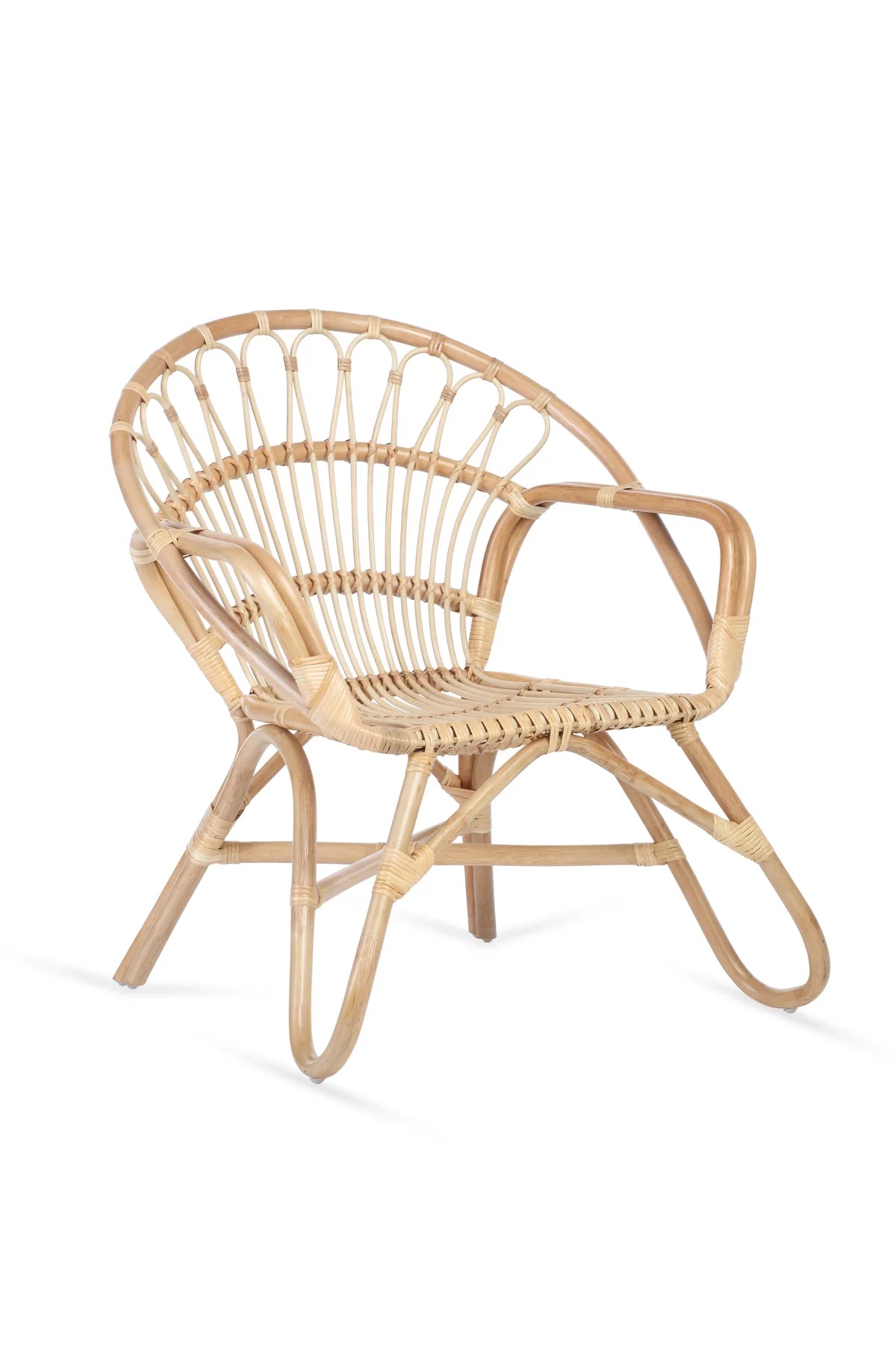 Natural Nordic Rattan Chair