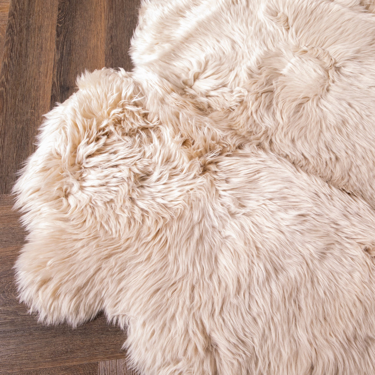Luxury New Zealand Sheepskin Rug – Sextuple (6 Pelt)