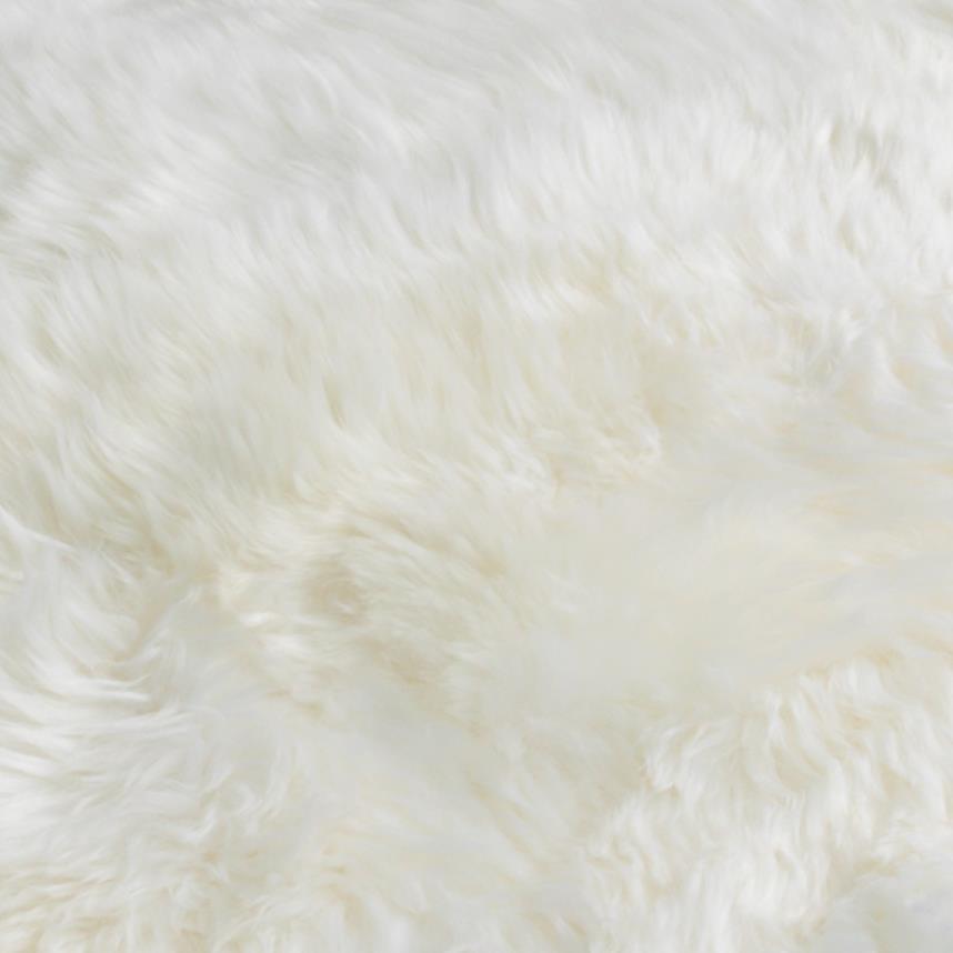 Luxury Sheepskin Stool – Metal Legs