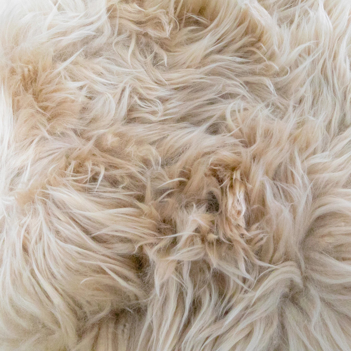 Luxury Sheepskin Stool – Metal Legs