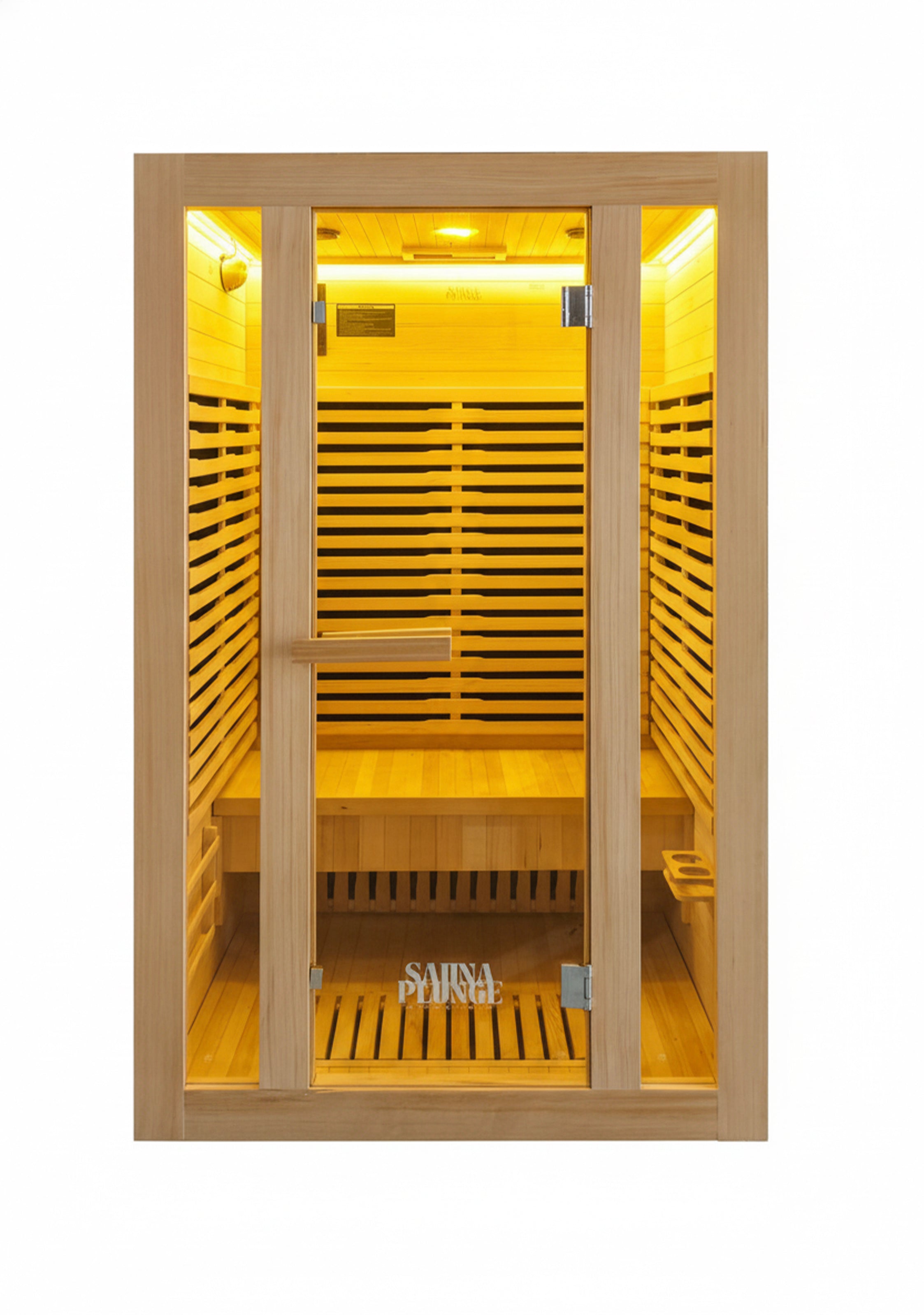 The Dales Glow Indoor Infrared Sauna by SaunaPlunge - 2 person