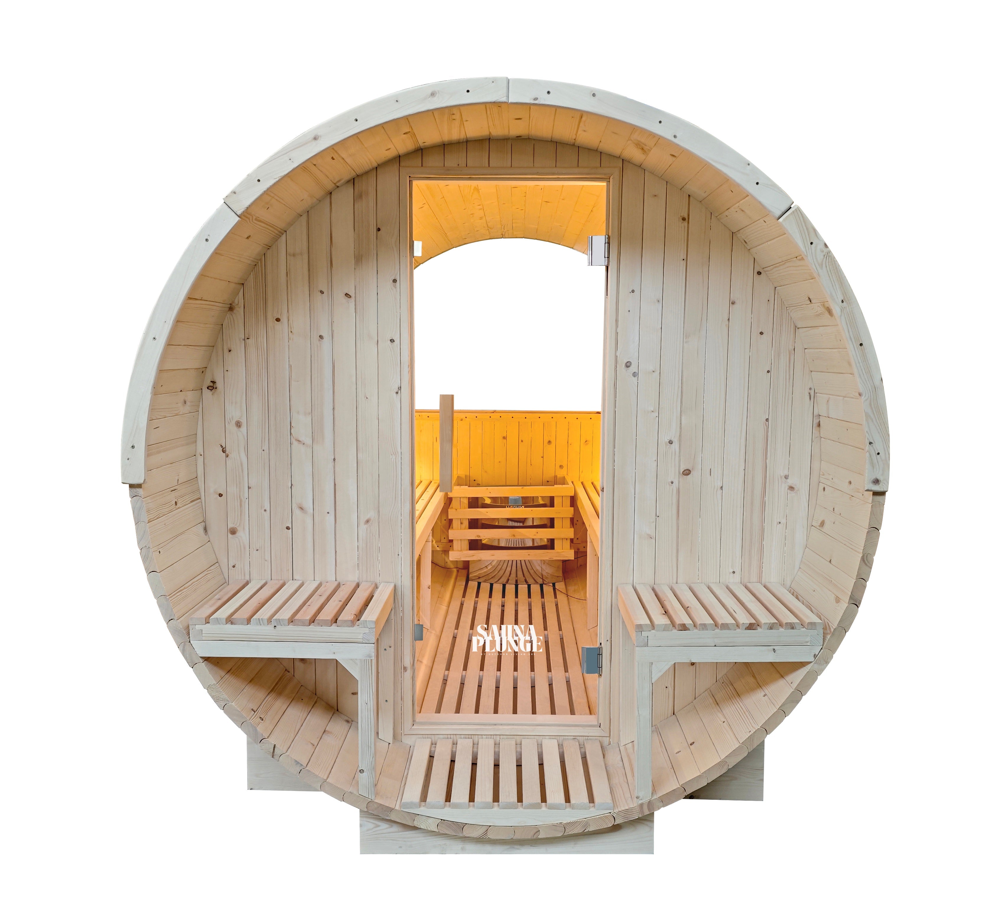 The Pennine Barrel by SaunaPlunge - Traditional Outdoor Luxury (6 person)