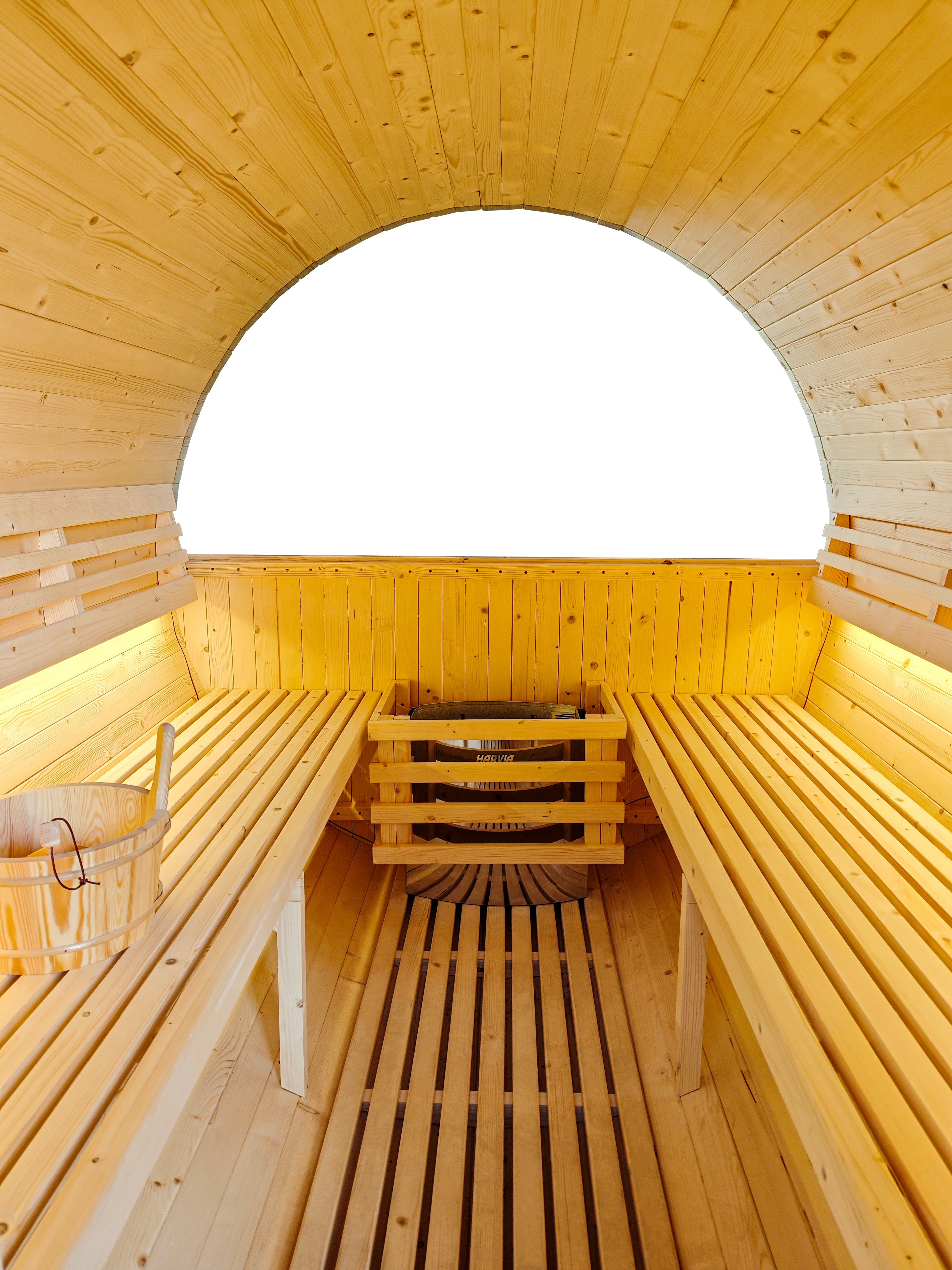 The Pennine Barrel by SaunaPlunge - Traditional Outdoor Luxury (6 person)