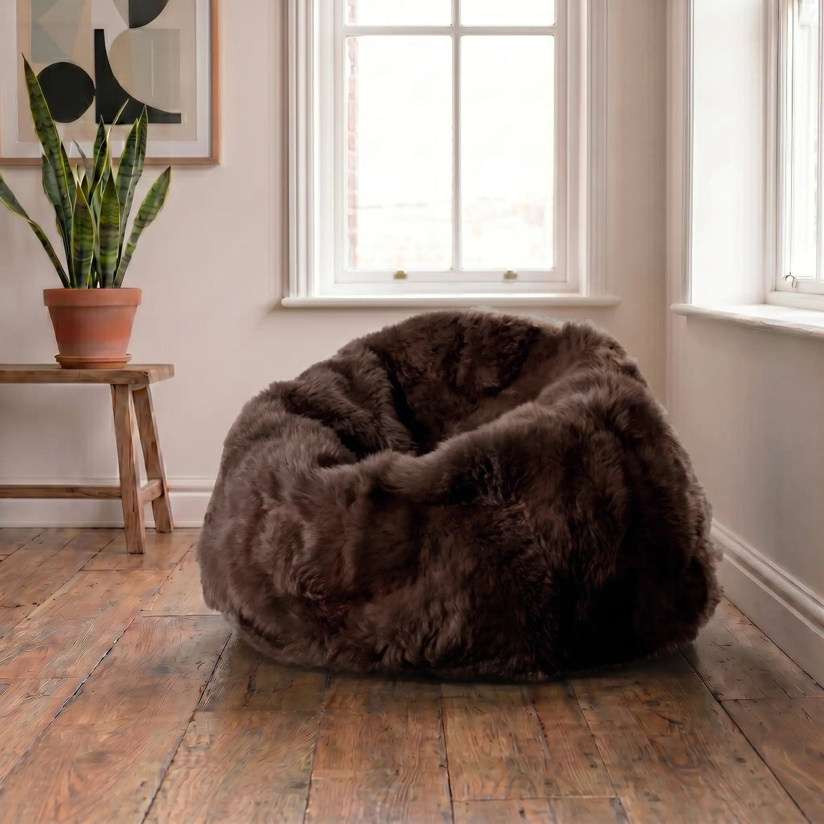 Luxury New Zealand Sheepskin Beanbag – XXL (Unfilled)
