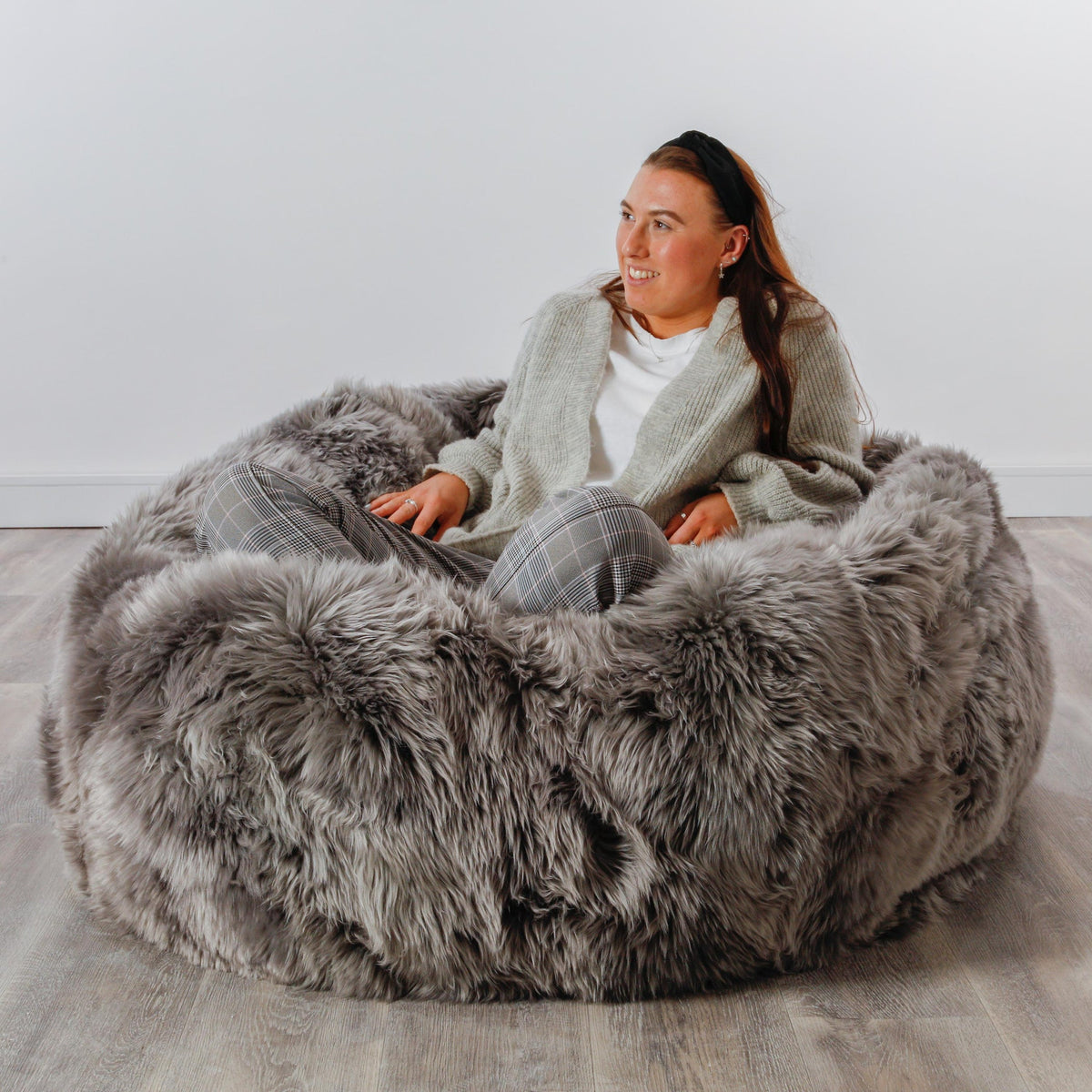 Luxury New Zealand Sheepskin Beanbag – XXL (Unfilled)