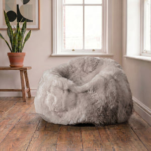 Luxury New Zealand Sheepskin Beanbag – XXL (Unfilled)