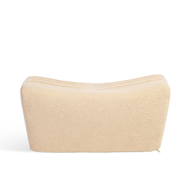 Cosy Cream Boucle Footstool