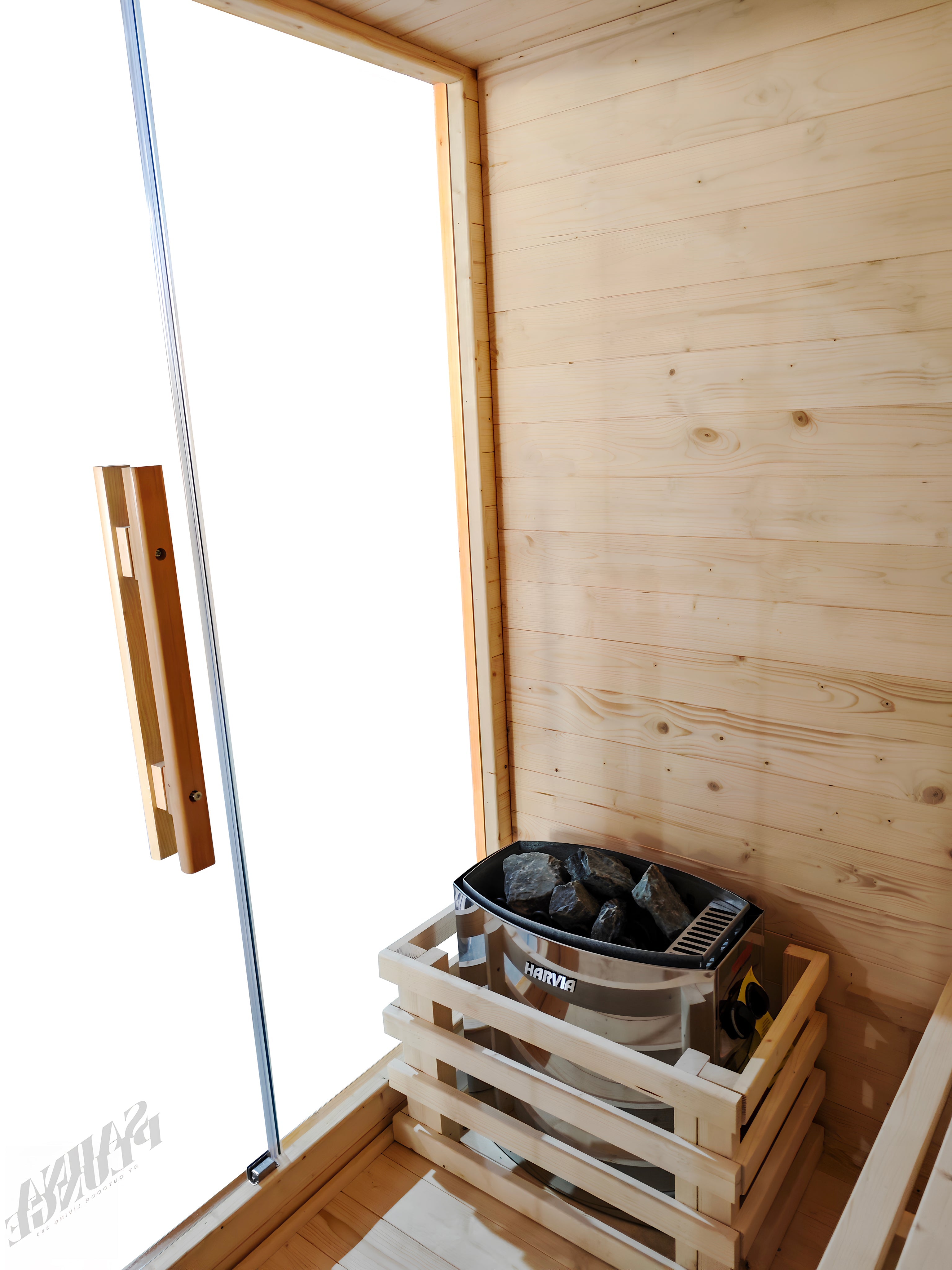 The Bronte Traditional Outdoor 2 Person Cabin Sauna By SaunaPlunge