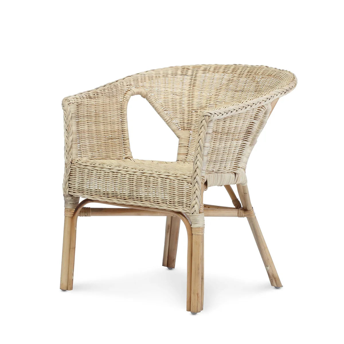 Adults Small Wicker Loom Chair - Natural