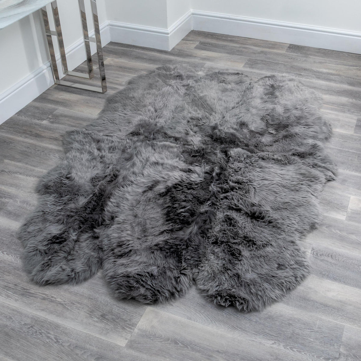 Luxury New Zealand Sheepskin Rug – Sextuple (6 Pelt)