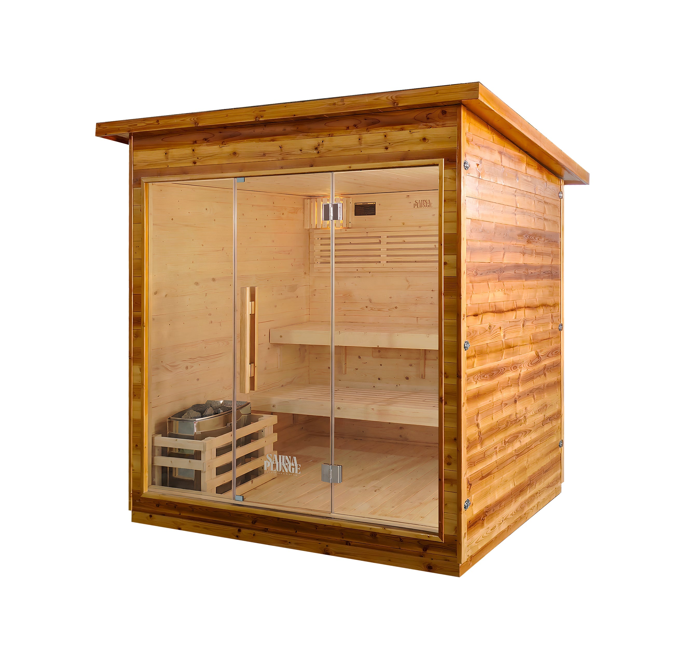The Bronte Traditional Cabin Sauna by SaunaPlunge - 6 Person