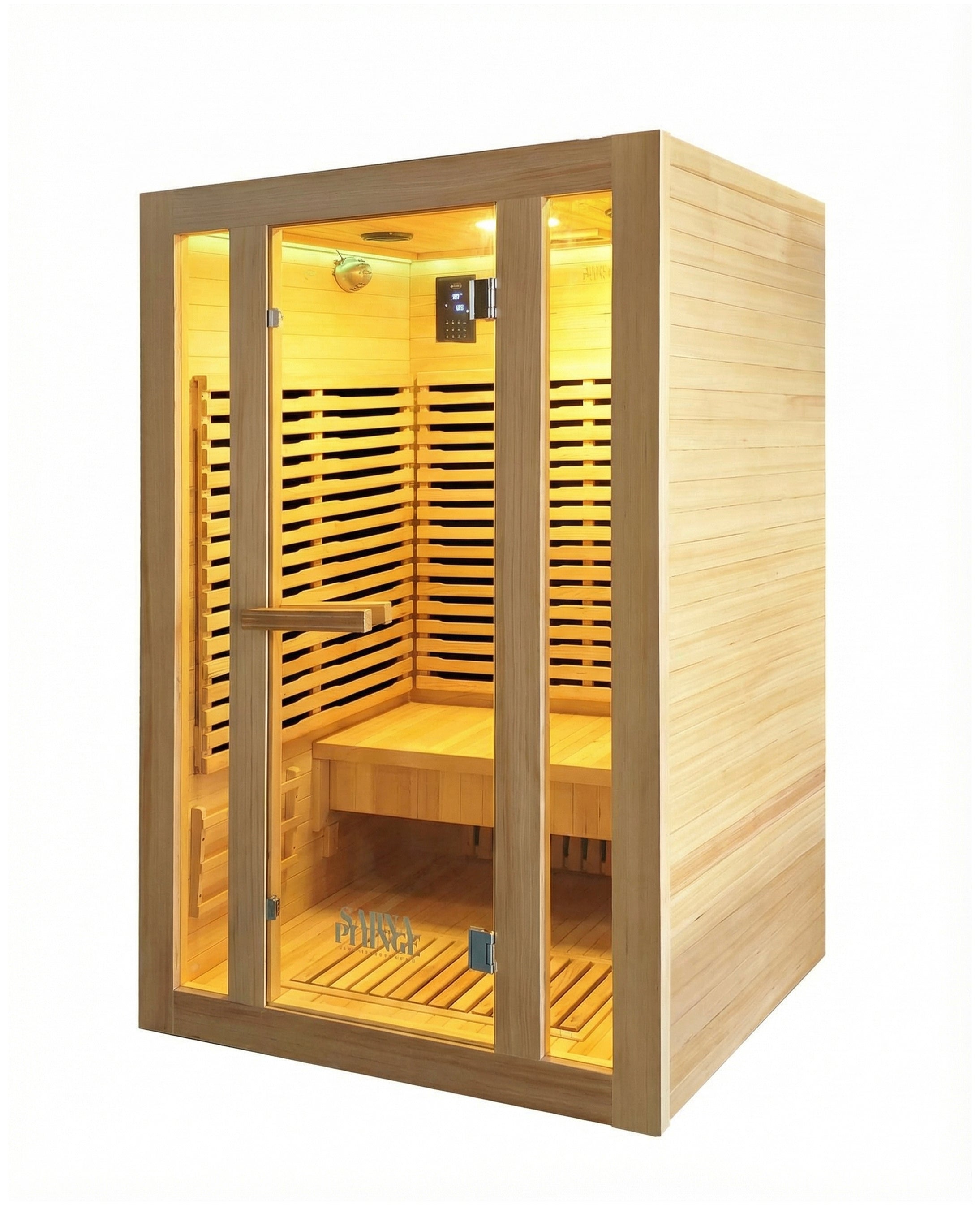 The Dales Glow Indoor Infrared Sauna by SaunaPlunge - 2 person