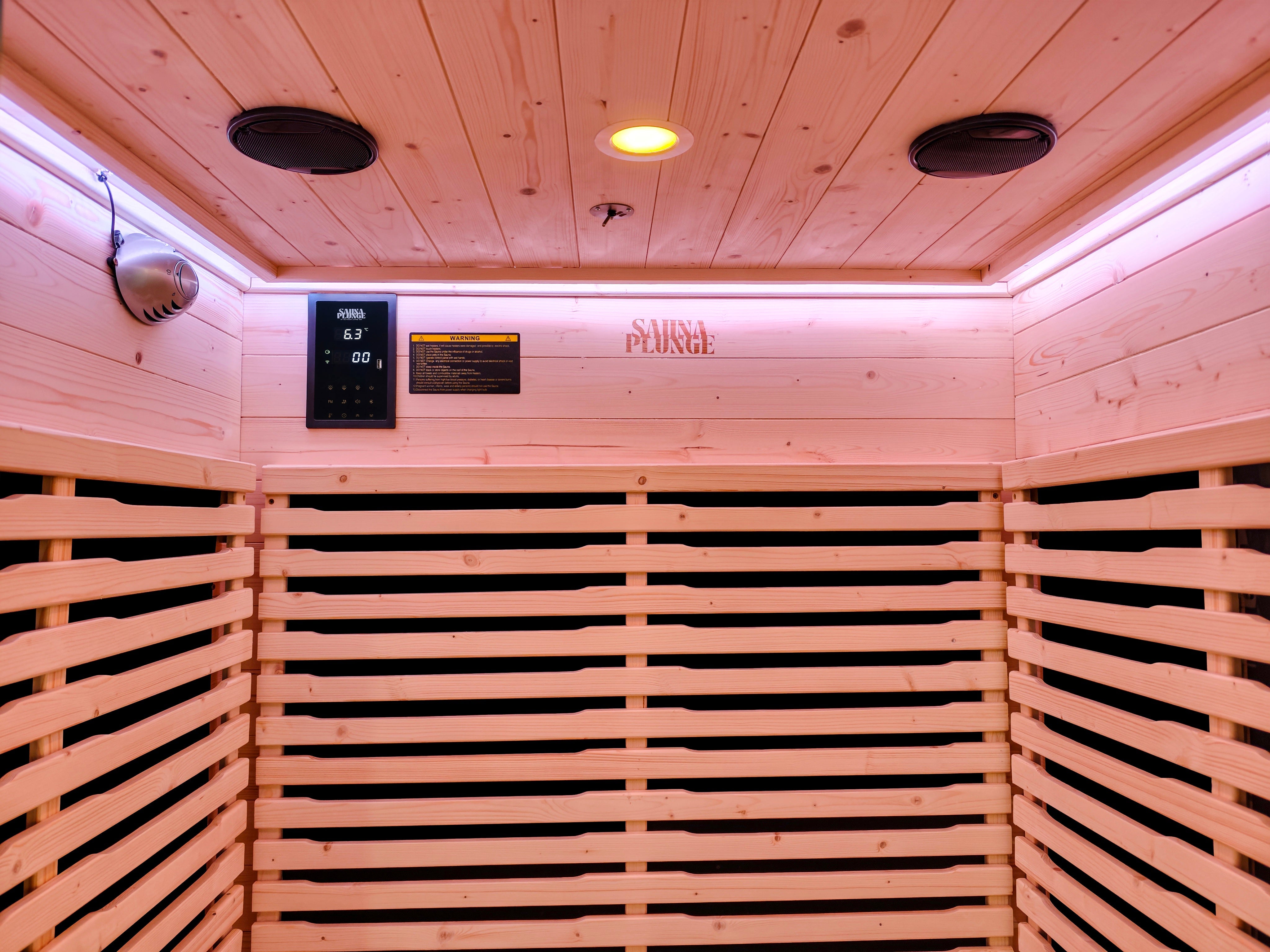 The Yorkshire Cabin - SaunaPlunge Thermo Treated Outdoor Infrared Sauna - 2 person